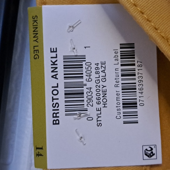 Charter Club Bristol Skinny Ankle Jeans in Honey Glaze 14 - Picture 6 of 9